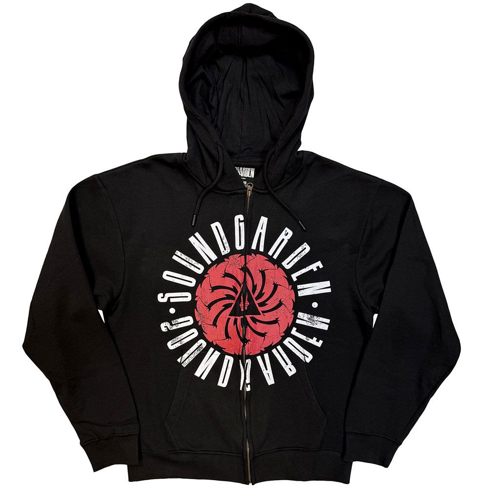 Soundgarden - Circle Logo Vest met capuchon - Zwart